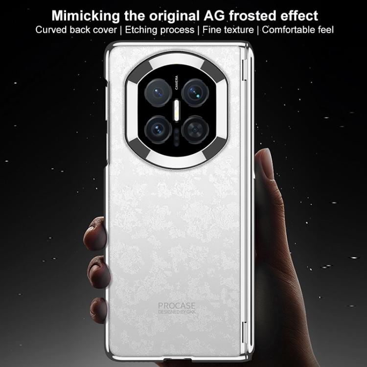 For Huawei Mate X7 GKK Magnetic Dual Hinge AG Phantom Phone Case with Holder