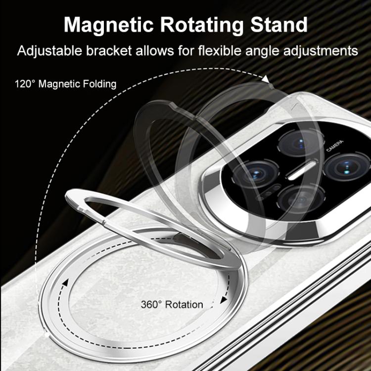 For Huawei Mate X7 GKK Magnetic Dual Hinge Phantom Phone Case with Holder
