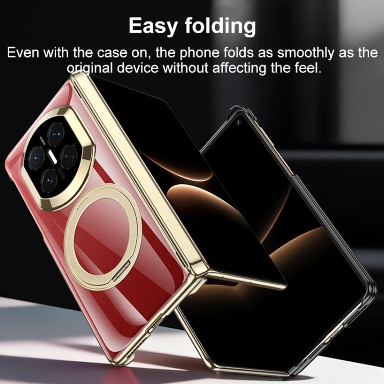 For Huawei Mate X7 GKK Magnetic Dual Hinge Phantom Phone Case with Holder