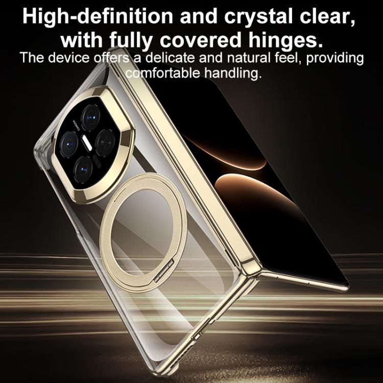 For Huawei Mate X7 GKK Magnetic Dual Hinge Phantom Phone Case with Holder