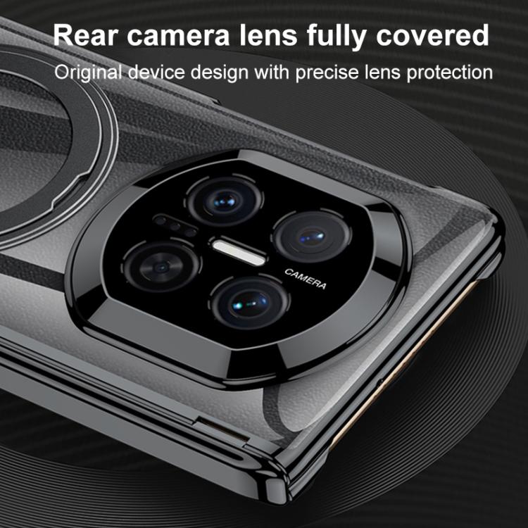 For Huawei Mate X7 GKK Magnetic Dual Hinge Phantom Phone Case with Holder