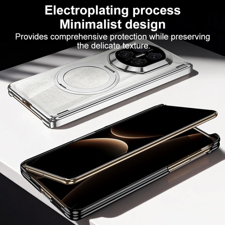 For Huawei Mate X7 GKK Magnetic Dual Hinge Phantom Phone Case with Holder