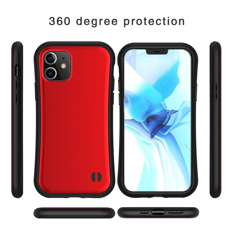 For iPhone 12 Pro Max Waistline Honeycomb Non-slip Protective Case with Lanyard Hole