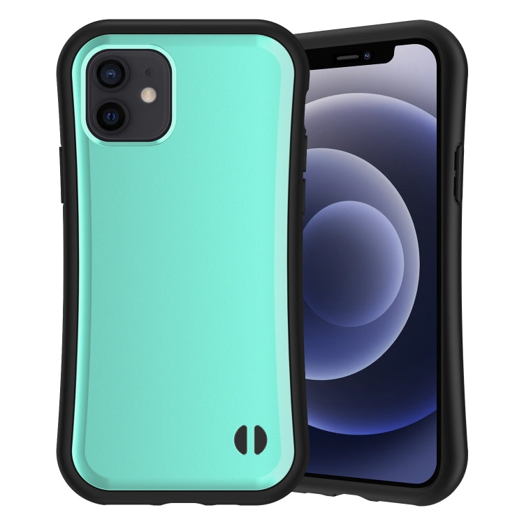 For iPhone 12 mini Waistline Honeycomb Non-slip Protective Case with Lanyard Hole