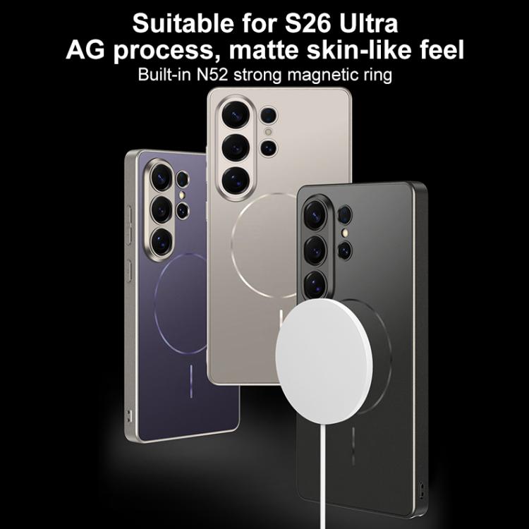 For Samsung Galaxy S26 Ultra 5G GKK AG Craft Skin Feel Full Coverage Magnetic Phone Case without Pen