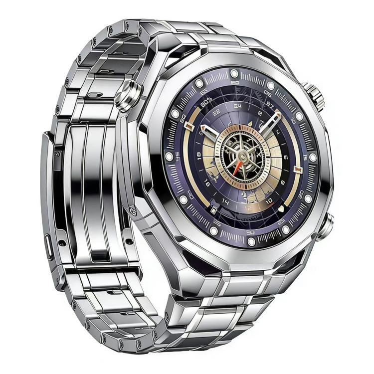 22mm Five Beads Adjustable Buckle Detachable Titanium Alloy Watch Band