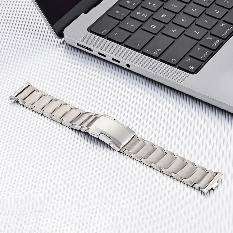 For Xiaomi Band 10 Pro / Redmi Watch 6 / 5 Three Beads Turtle Buckle Titanium Alloy Watch Band