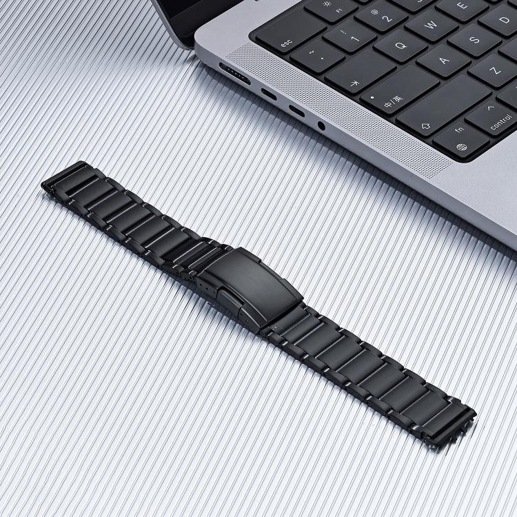 For Samsung Galaxy Fit3 Three Beads Turtle Buckle Titanium Alloy Watch Band
