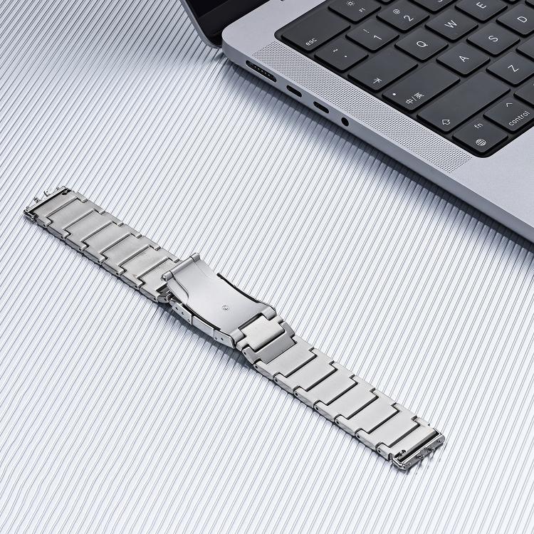 For Samsung Galaxy Fit3 Three Beads Turtle Buckle Titanium Alloy Watch Band