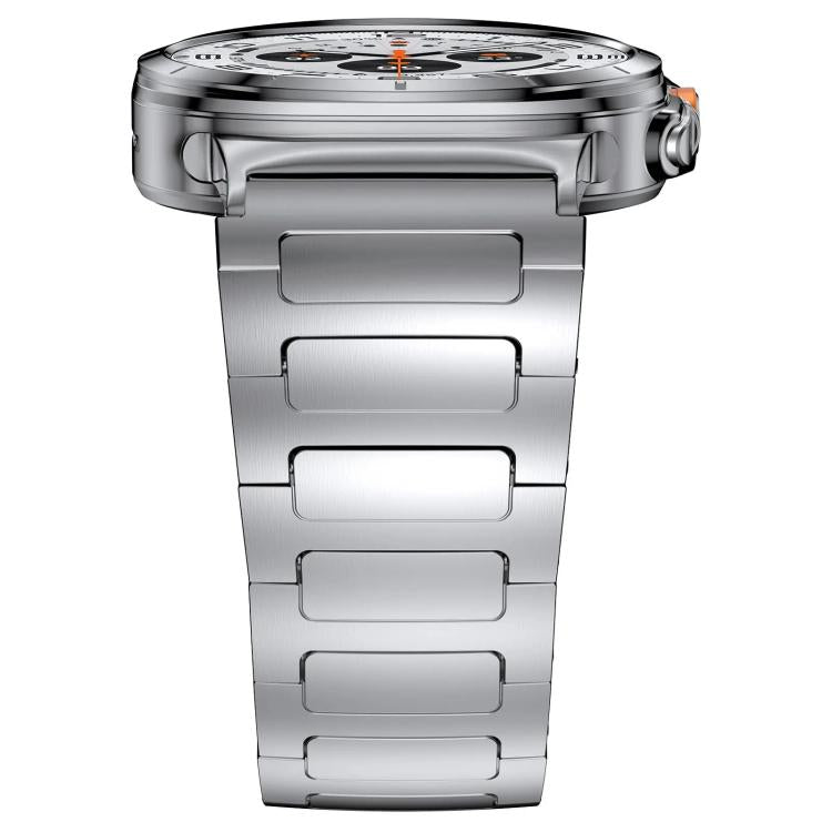 For Samsung Galaxy Ultra 47mm / Ultra 2025 I-Shaped Flat Buckle Stainless Steel Watch Band