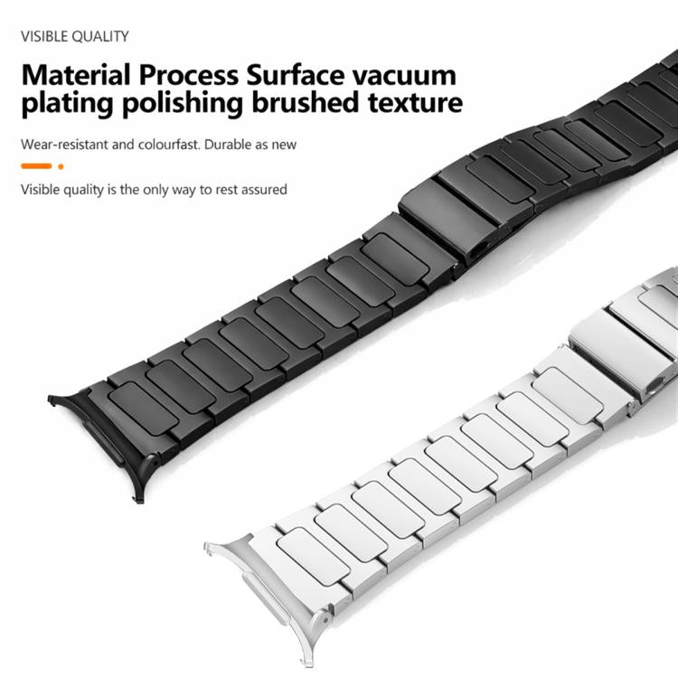 For Samsung Galaxy Ultra 47mm / Ultra 2025 I-Shaped Flat Buckle Stainless Steel Watch Band