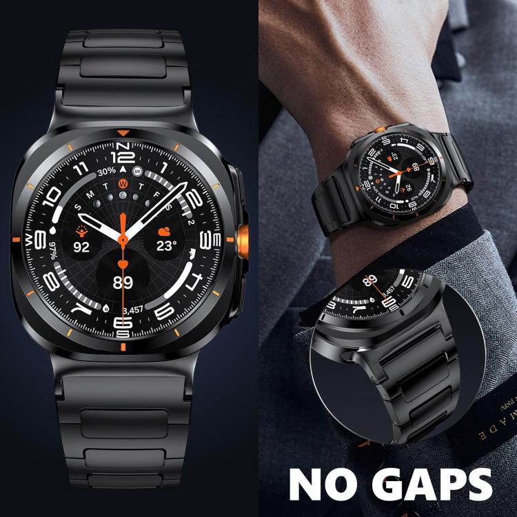 For Samsung Galaxy Ultra 47mm / Ultra 2025 I-Shaped Flat Buckle Titanium Alloy Watch Band