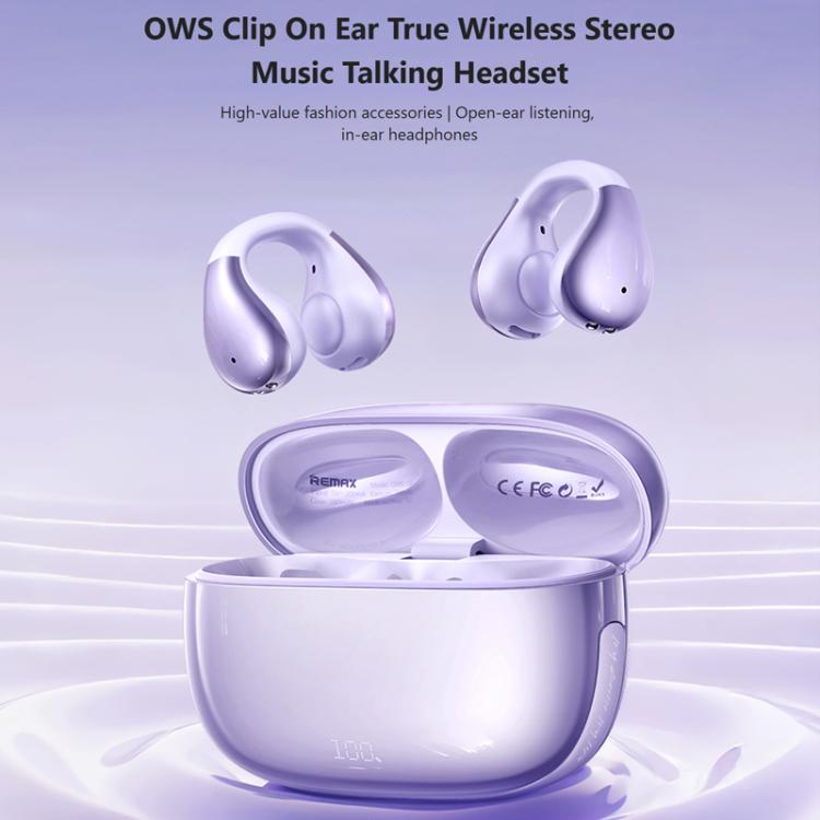 REMAX OWS-10 Clip-on True Wireless Stereo Music and Call Bluetooth Earphones