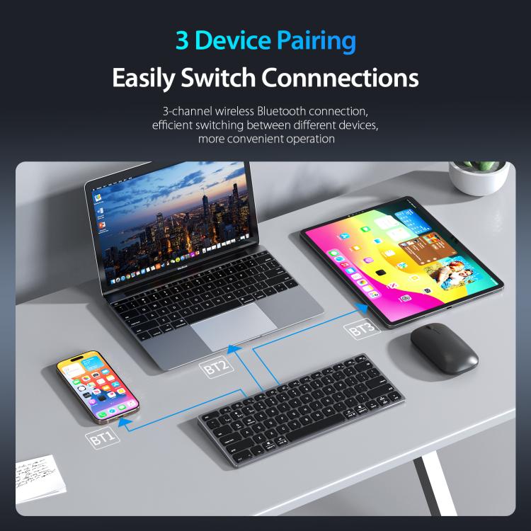 DUX DUCIS LK mini Series Universal Aluminum Alloy Wireless Keyboard