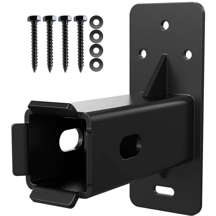 Heavy Duty Wall Mounted Bicycle Bracket T-shaped Metal Storage Rack Connecting Device - Black