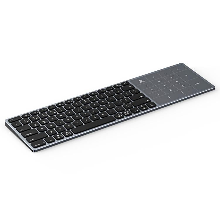 DUX DUCIS LK Pro Series Universal Dual-Mode Aluminum Alloy Wireless Keyboard With Touch Digital Panel