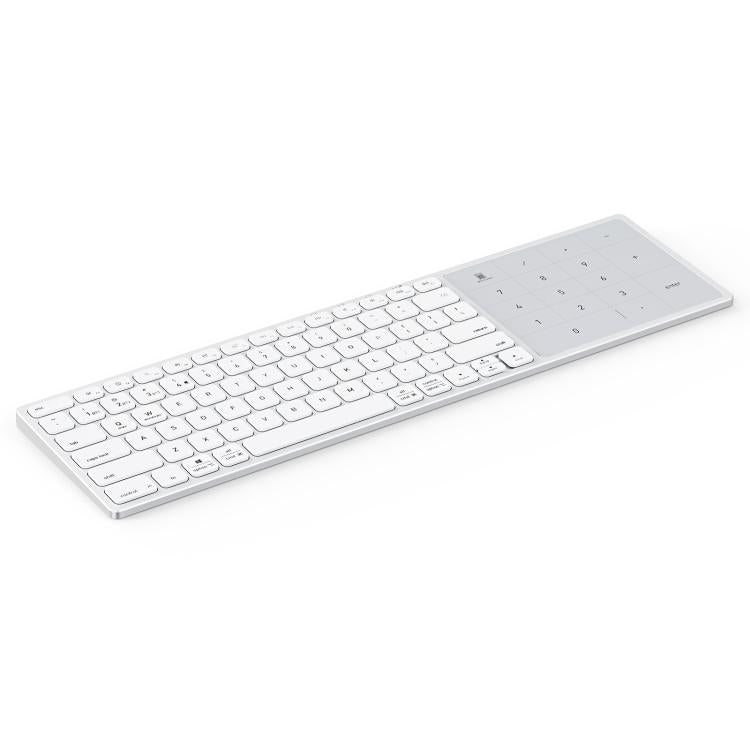 DUX DUCIS LK Pro Series Universal Dual-Mode Aluminum Alloy Wireless Keyboard With Touch Digital Panel