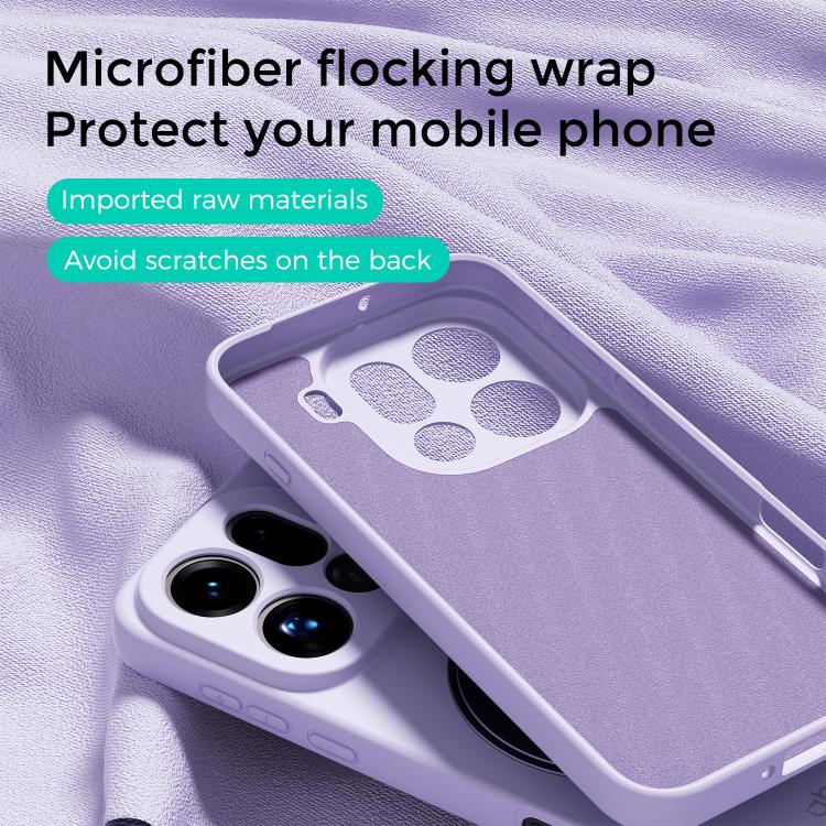For OPPO Find X9 ABEEL Skin-friendly Feel Magnetic Liquid Silicone Phone Case with Holder