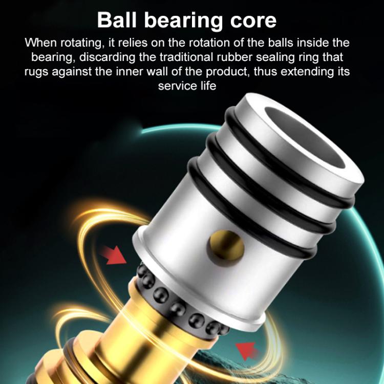 Stainless Steel Drill-Free Shower Head Holder 360 Degree Rotation Adjustable Universal Base - Silver