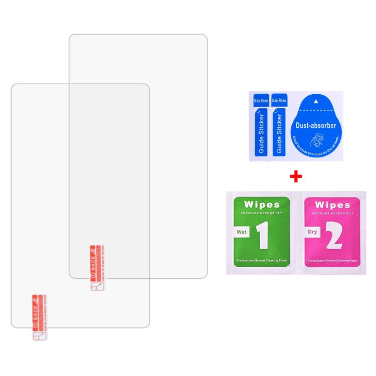 For Ascrecem Kids 710 7.0 2pcs 9H 0.3mm Explosion-proof Tempered Glass Film
