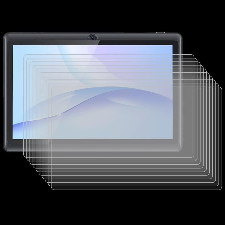 For ZZB Q8 7.0 25pcs 9H 0.3mm Explosion-proof Tempered Glass Film