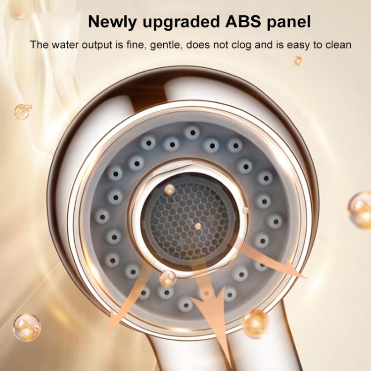 Two Setting Switchable Children Shower Head Bubble Spray Baby Shower Head - Metal Gray