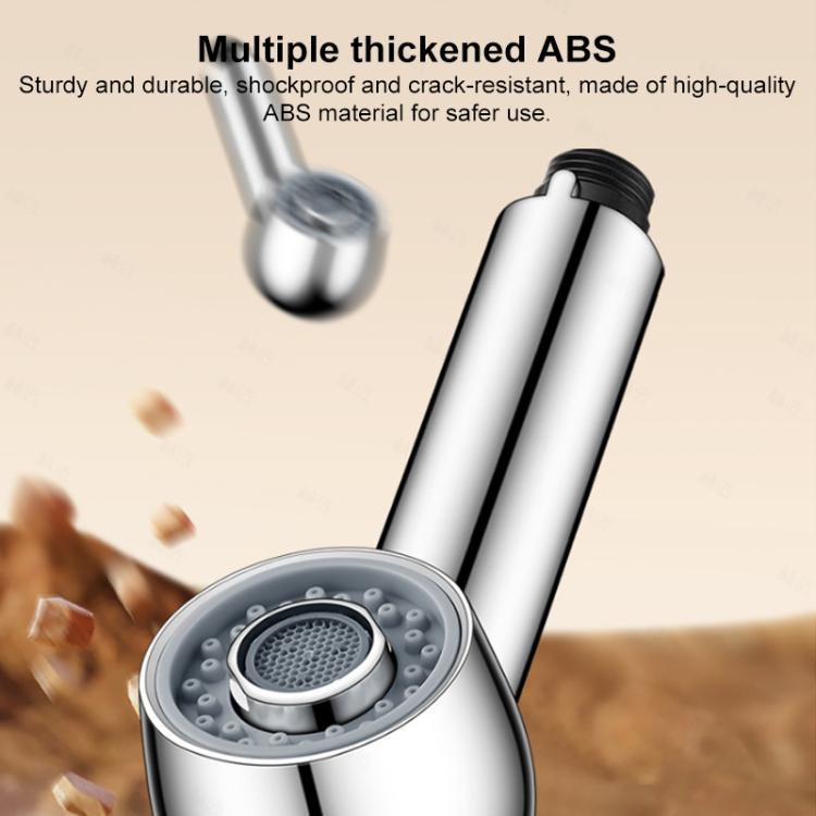 Two Setting Switchable Children Shower Head Bubble Spray Baby Shower Head - Metal Gray