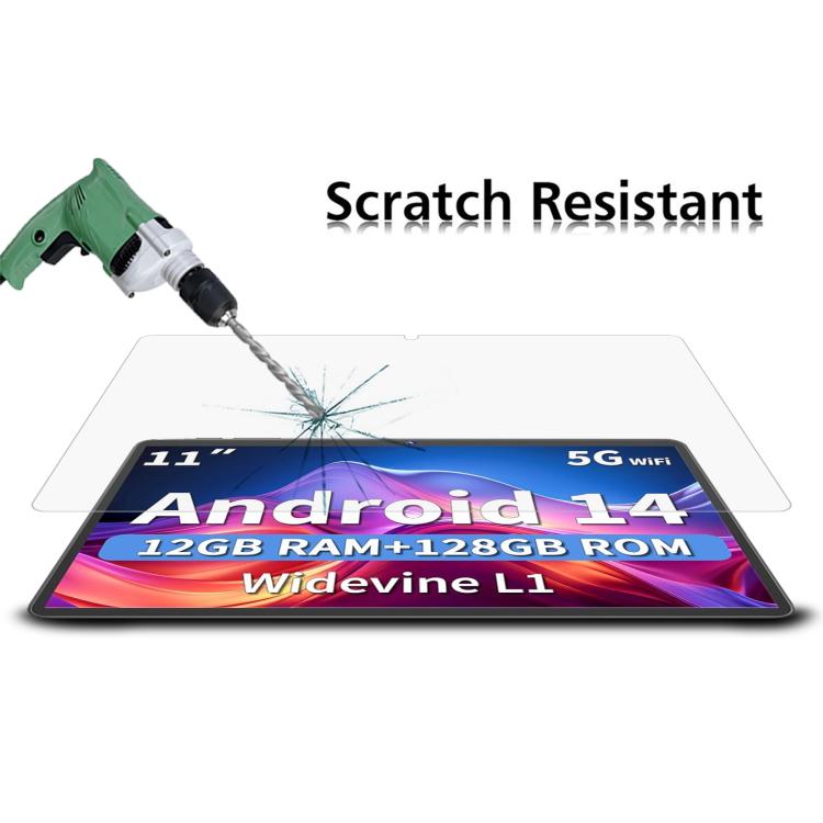 For Relndoo P80 11 inch 2pcs 9H 0.3mm Explosion-proof Tempered Glass Film