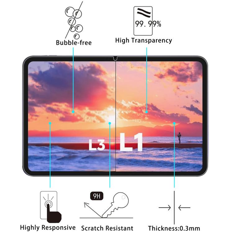 For FiryMid G99 13.4 inch 9H 0.3mm Explosion-proof Tempered Glass Film