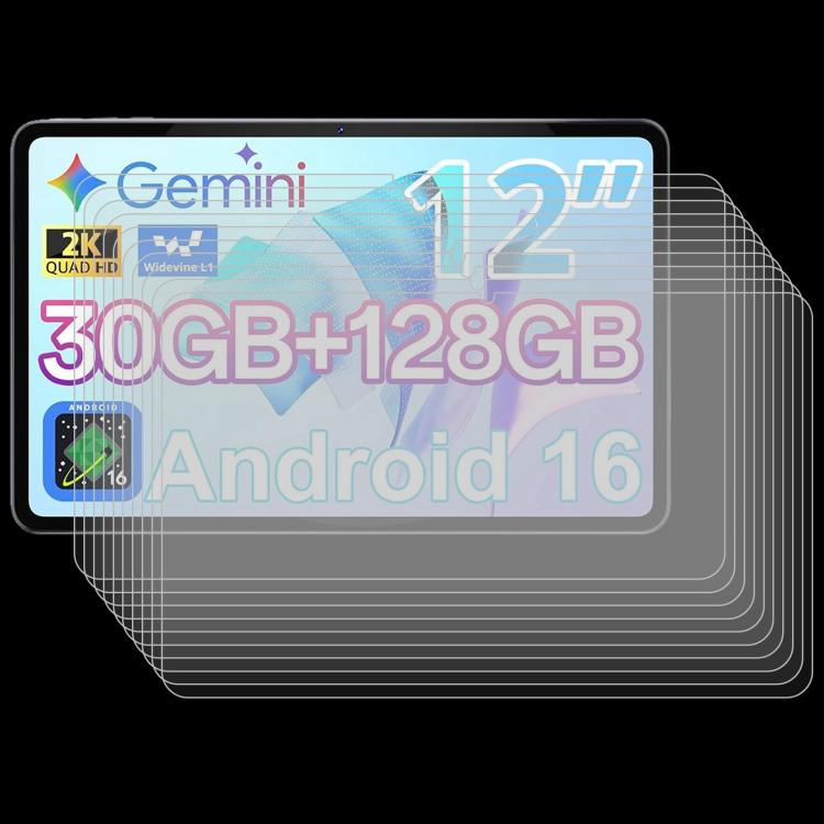 For FiryMid P108-A116c 12 inch 25pcs 9H 0.3mm Explosion-proof Tempered Glass Film