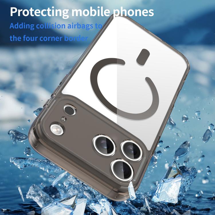 For iPhone 17 Pro Max PC Hybrid TPU Airbag Shockproof MagSafe Phone Case