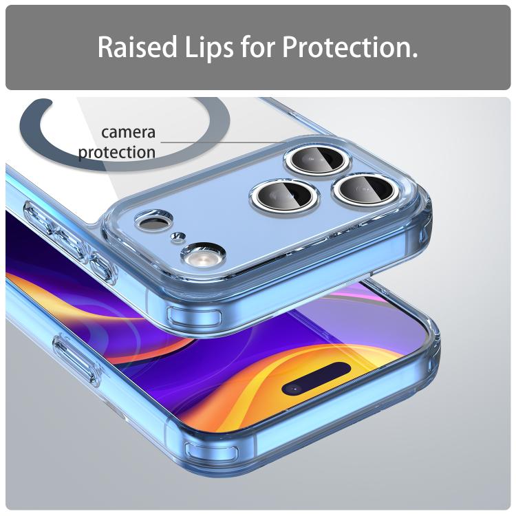 For iPhone 17 Pro Max PC Hybrid TPU Airbag Shockproof MagSafe Phone Case