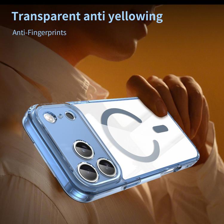 For iPhone 17 Pro Max PC Hybrid TPU Airbag Shockproof MagSafe Phone Case