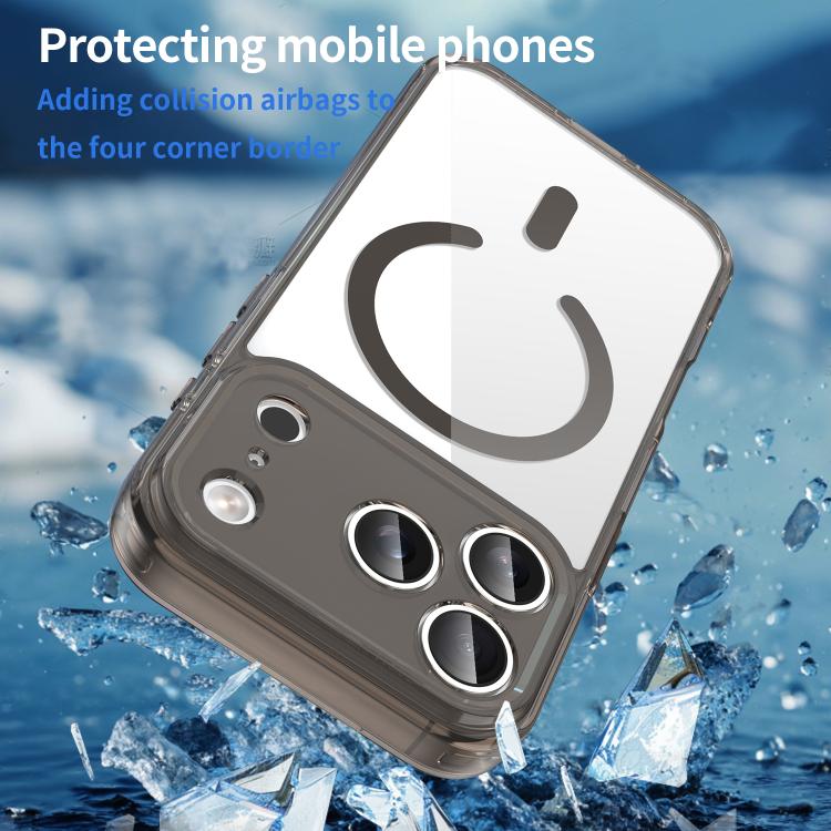 For iPhone 17 Pro PC Hybrid TPU Airbag Shockproof MagSafe Phone Case