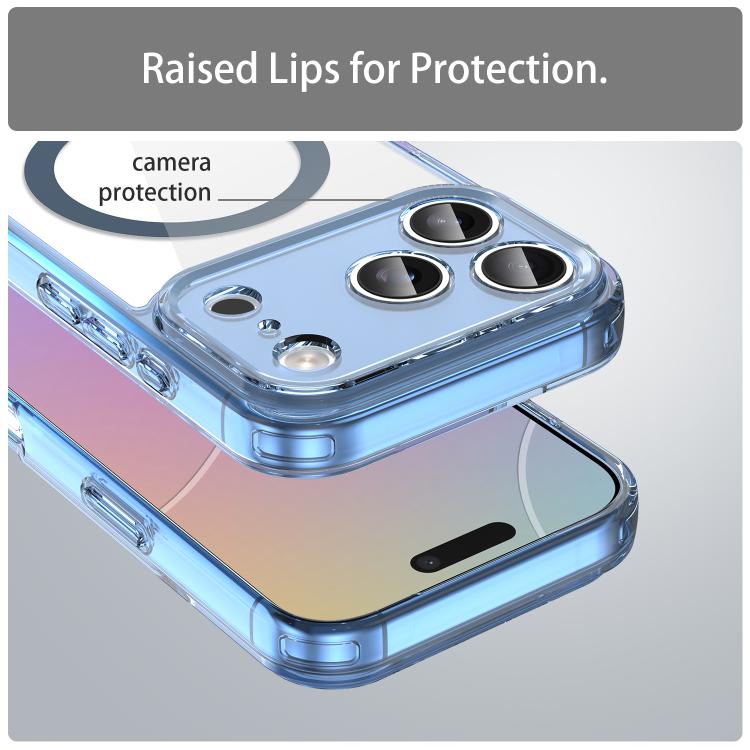 For iPhone 17 Pro PC Hybrid TPU Airbag Shockproof MagSafe Phone Case