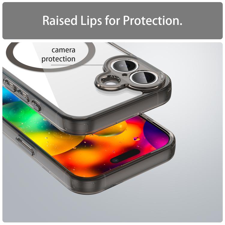 For iPhone 17 PC Hybrid TPU Airbag Shockproof MagSafe Phone Case
