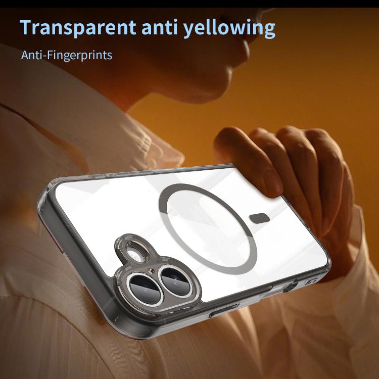 For iPhone 17 PC Hybrid TPU Airbag Shockproof MagSafe Phone Case