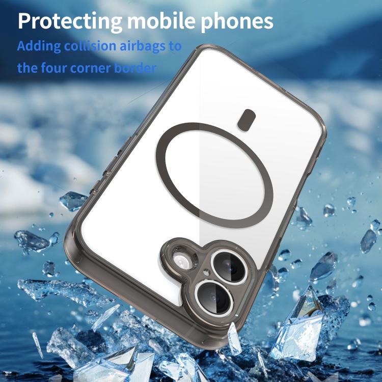 For iPhone 17 PC Hybrid TPU Airbag Shockproof MagSafe Phone Case