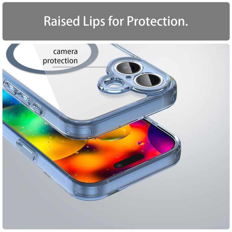 For iPhone 17 PC Hybrid TPU Airbag Shockproof MagSafe Phone Case