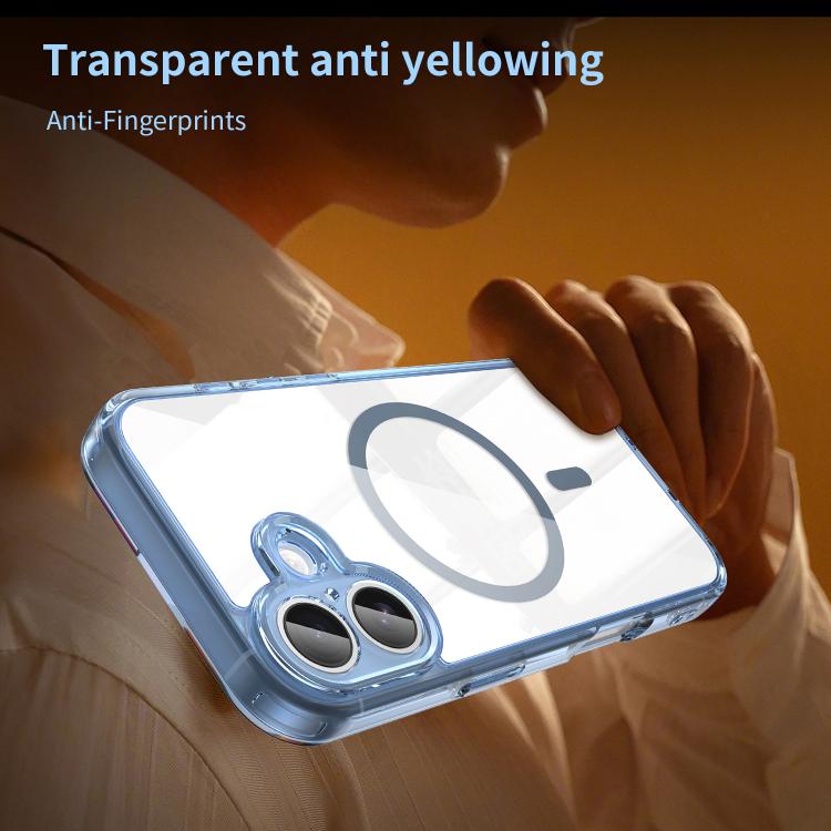 For iPhone 17 PC Hybrid TPU Airbag Shockproof MagSafe Phone Case
