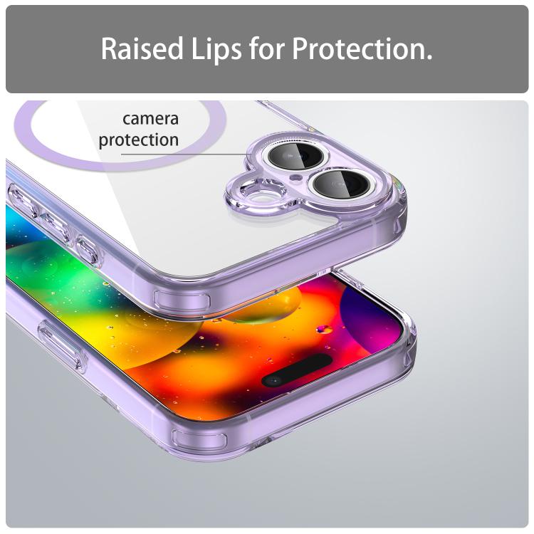 For iPhone 17 PC Hybrid TPU Airbag Shockproof MagSafe Phone Case
