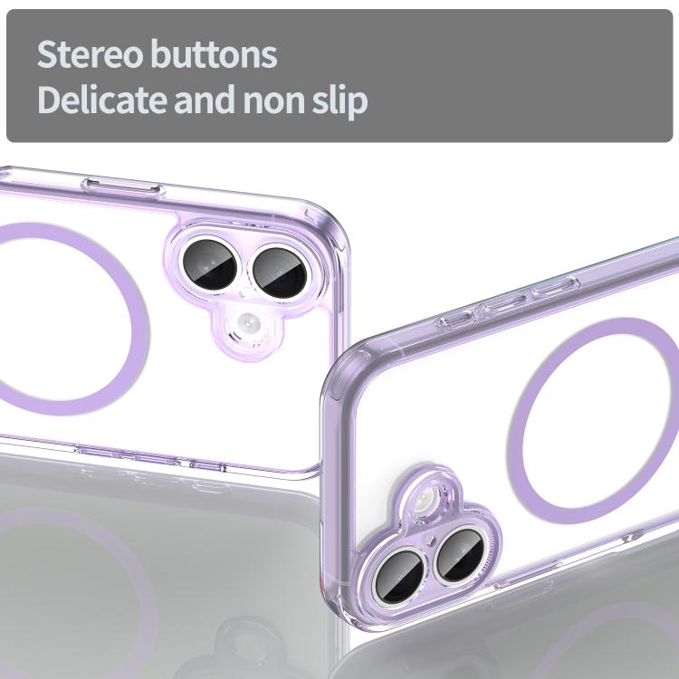 For iPhone 17 PC Hybrid TPU Airbag Shockproof MagSafe Phone Case