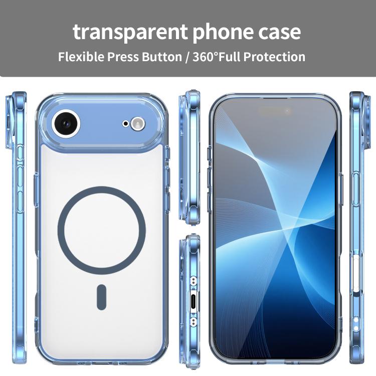 For iPhone Air PC Hybrid TPU Airbag Shockproof MagSafe Phone Case