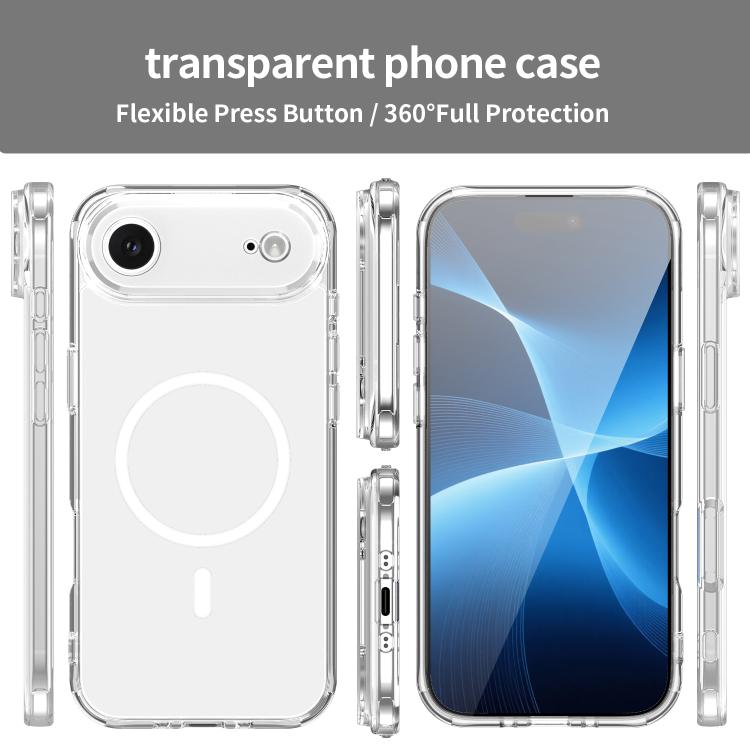 For iPhone Air PC Hybrid TPU Airbag Shockproof MagSafe Phone Case