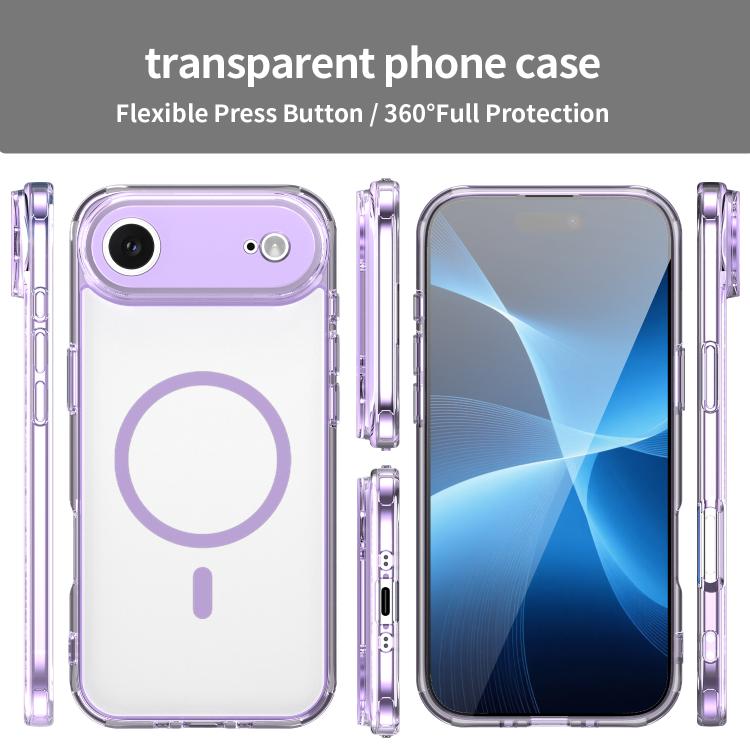 For iPhone Air PC Hybrid TPU Airbag Shockproof MagSafe Phone Case