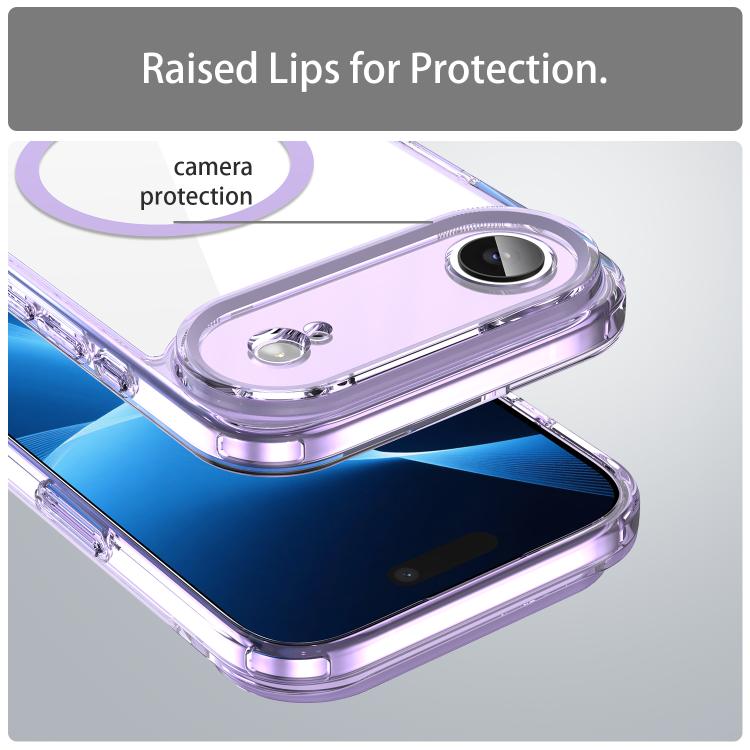 For iPhone Air PC Hybrid TPU Airbag Shockproof MagSafe Phone Case