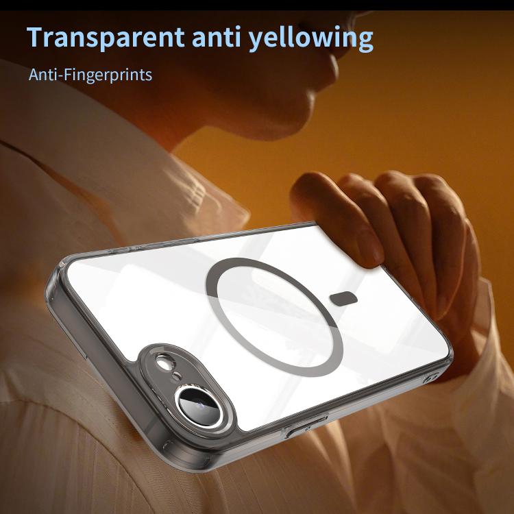 For iPhone 17e / 16e PC Hybrid TPU Airbag Shockproof MagSafe Phone Case