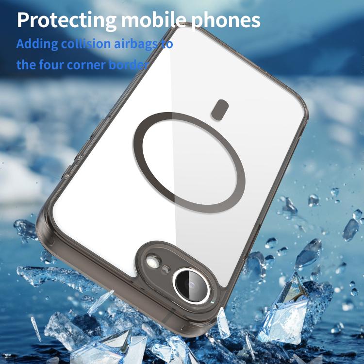 For iPhone 17e / 16e PC Hybrid TPU Airbag Shockproof MagSafe Phone Case