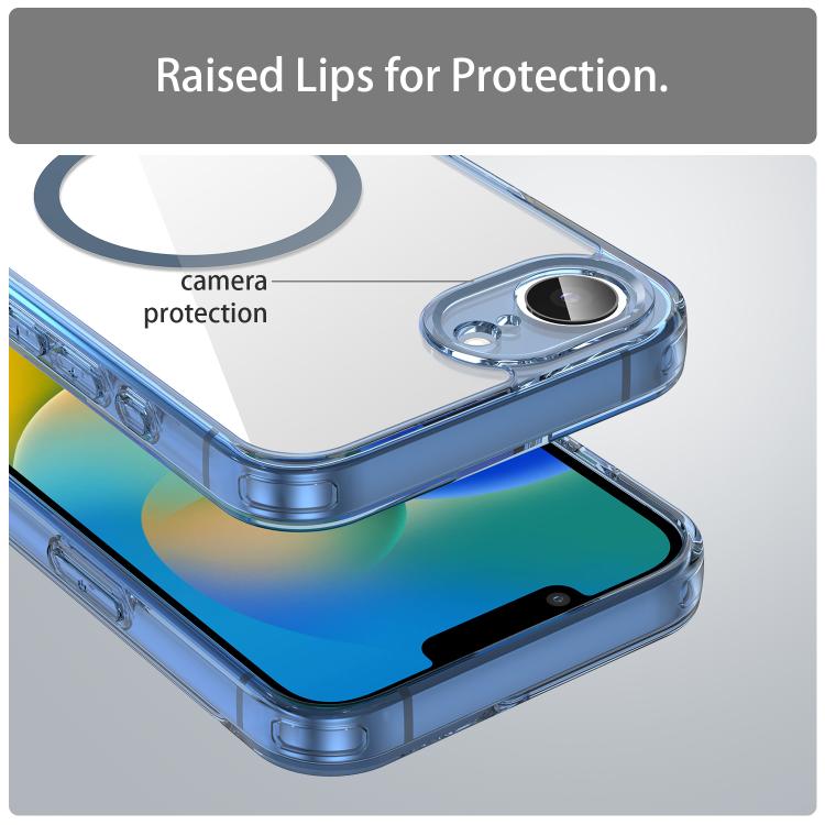 For iPhone 17e / 16e PC Hybrid TPU Airbag Shockproof MagSafe Phone Case