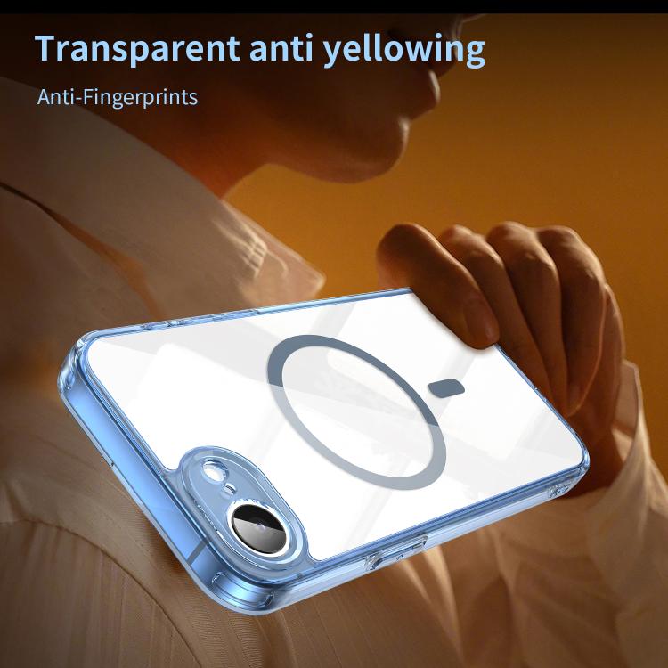 For iPhone 17e / 16e PC Hybrid TPU Airbag Shockproof MagSafe Phone Case